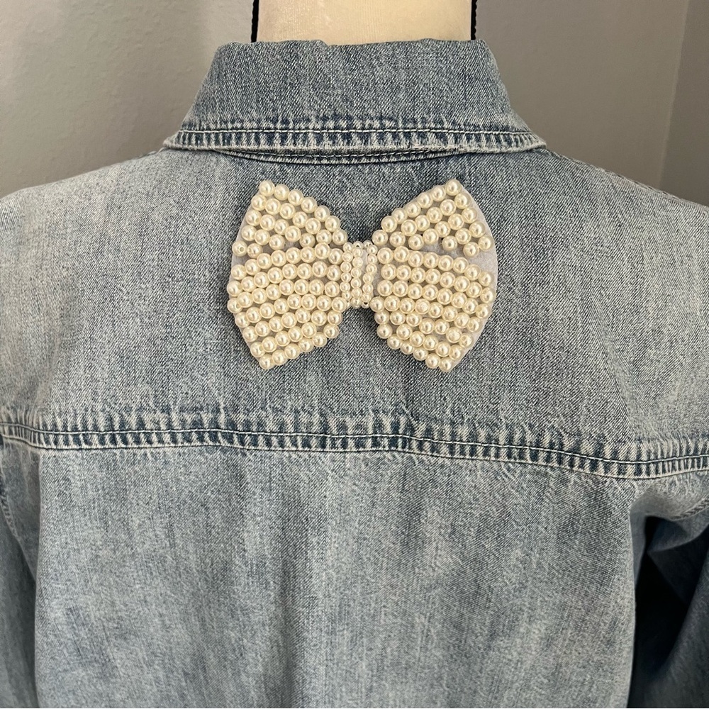 Lucky Brand Blue Denim Shirt - Picture 8 of 16